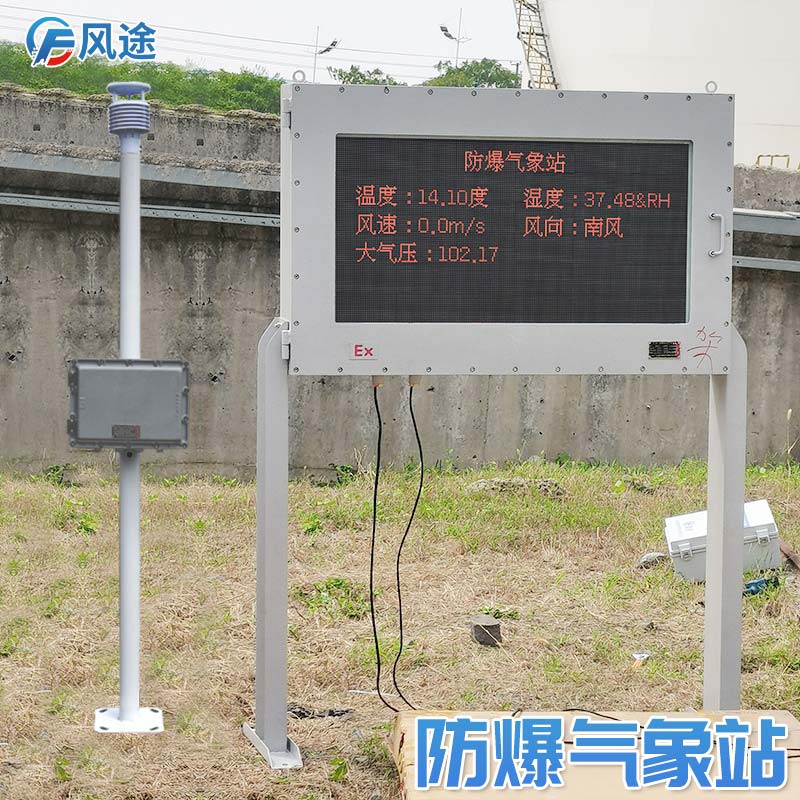 防爆工業(yè)小型氣象站，為易燃易爆場所設(shè)計(jì)！